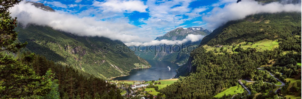 Similar – Mitre Peak Neuseeland