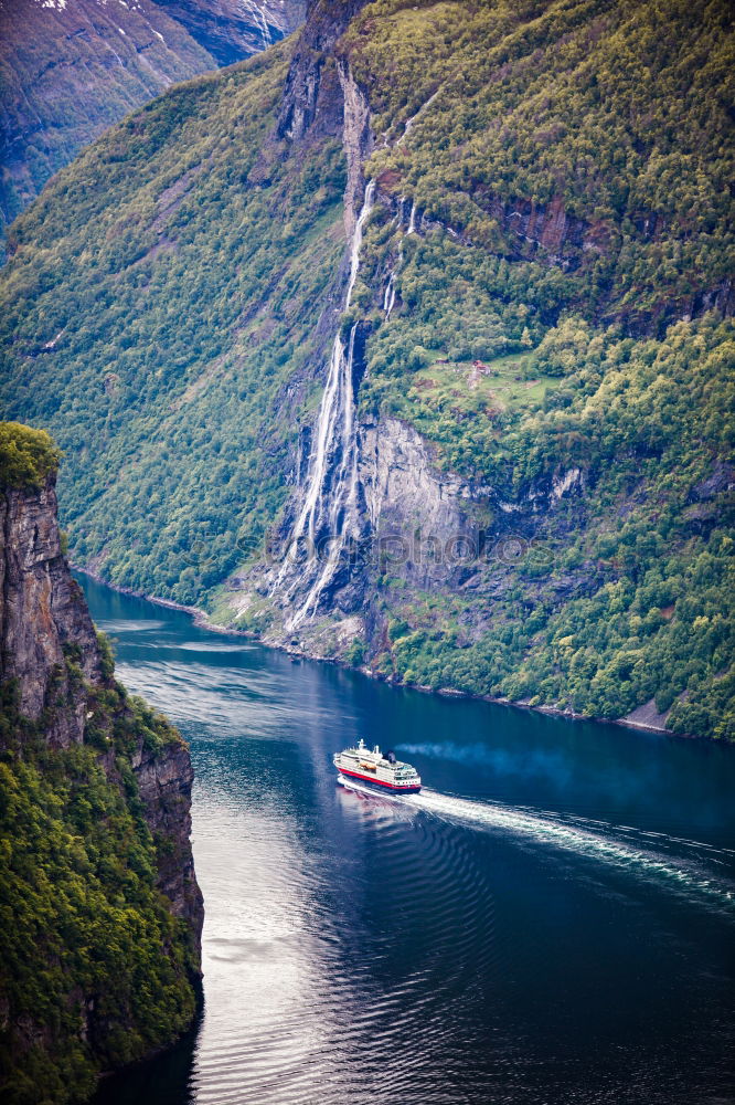 Similar – Image, Stock Photo Geirangerfjord Relaxation