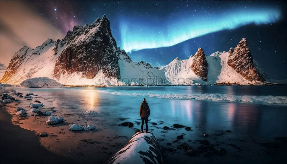 Similar – Image, Stock Photo Vestrahorn, island