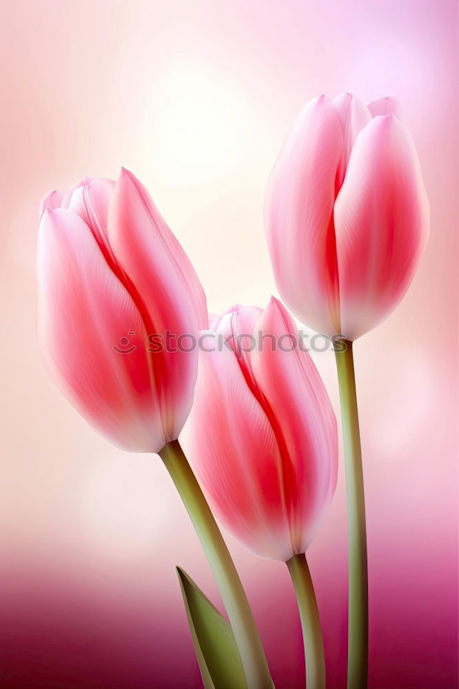 Similar – Image, Stock Photo PINKe times Flower Tulip