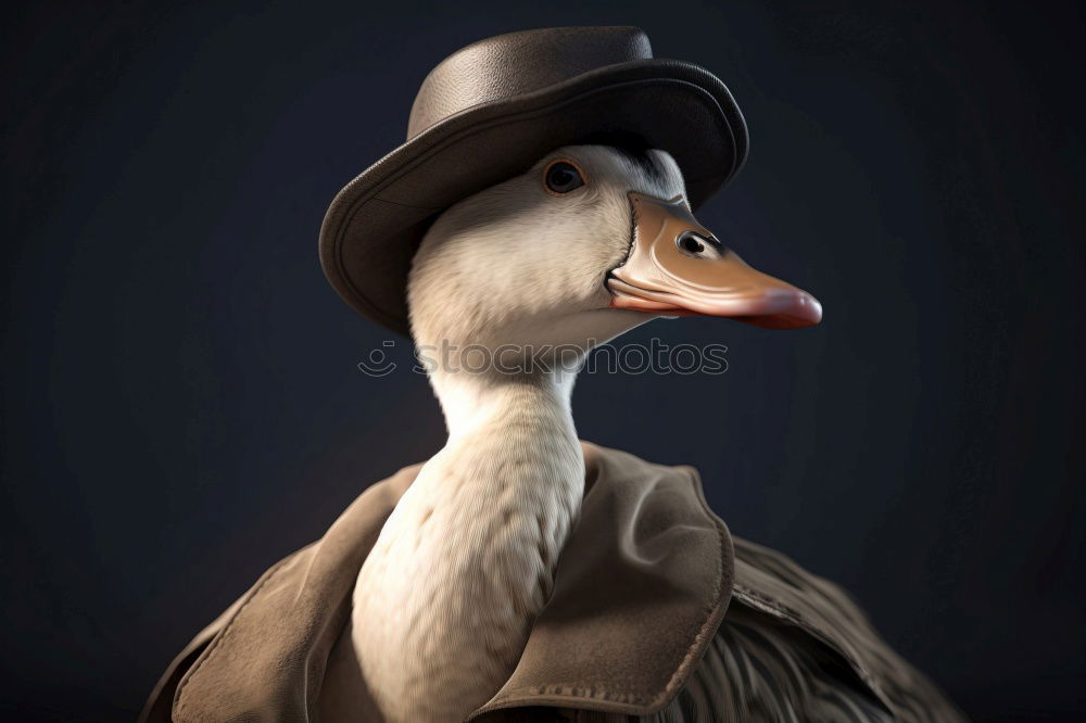 Similar – Image, Stock Photo Whole goose Goose