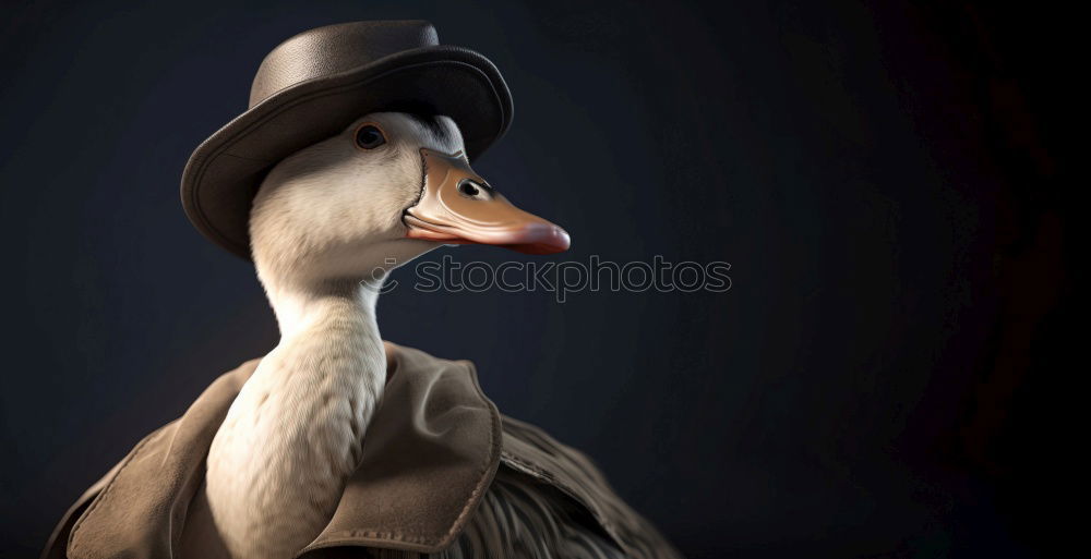 Similar – Image, Stock Photo Whole goose Goose