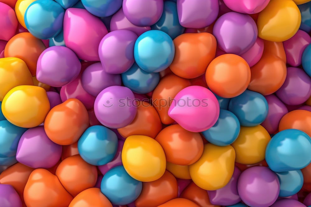 Similar – many colorful balloons in a throwing booth at the funfair