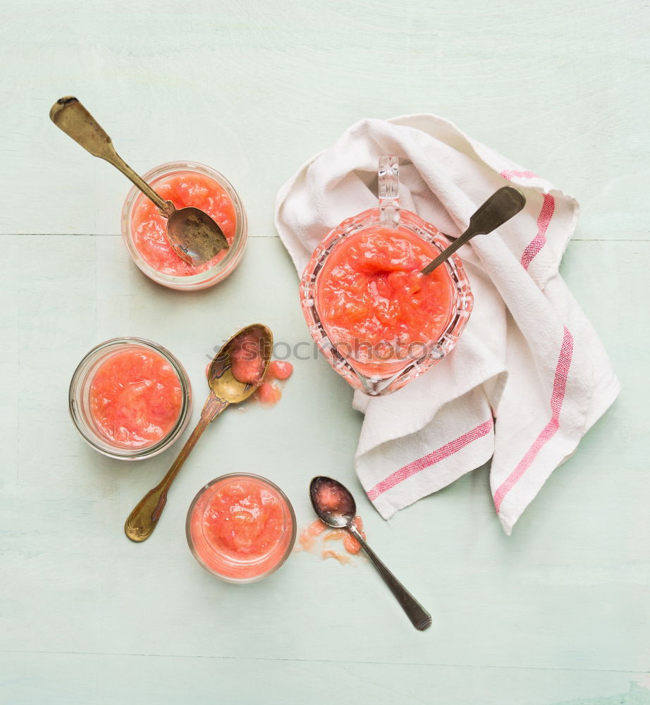 Similar – Image, Stock Photo rhubarb compote Food