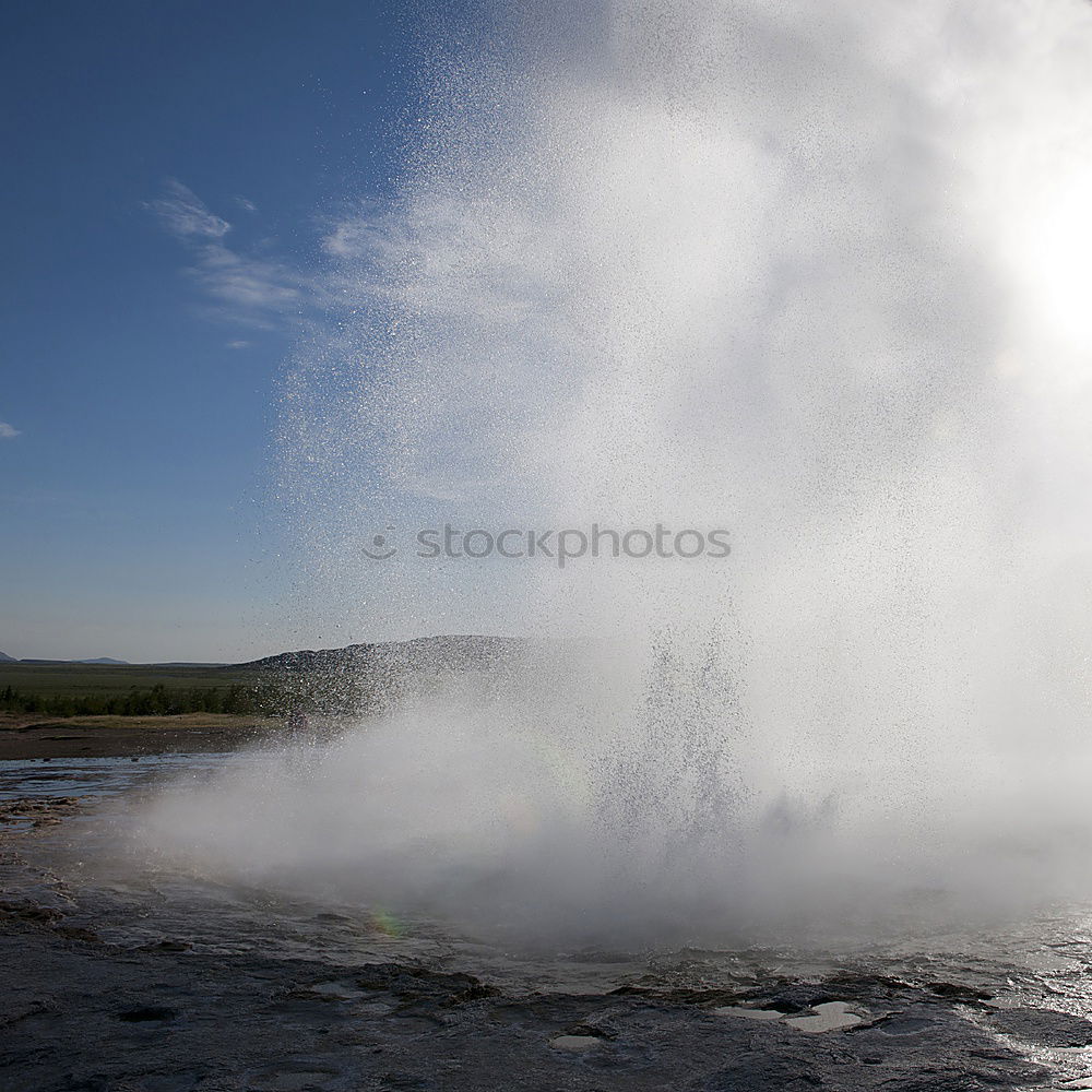 Image, Stock Photo Geyser 03 Drift Sulphur