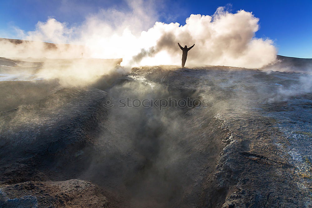 Similar – Image, Stock Photo clouds of smoke Couple