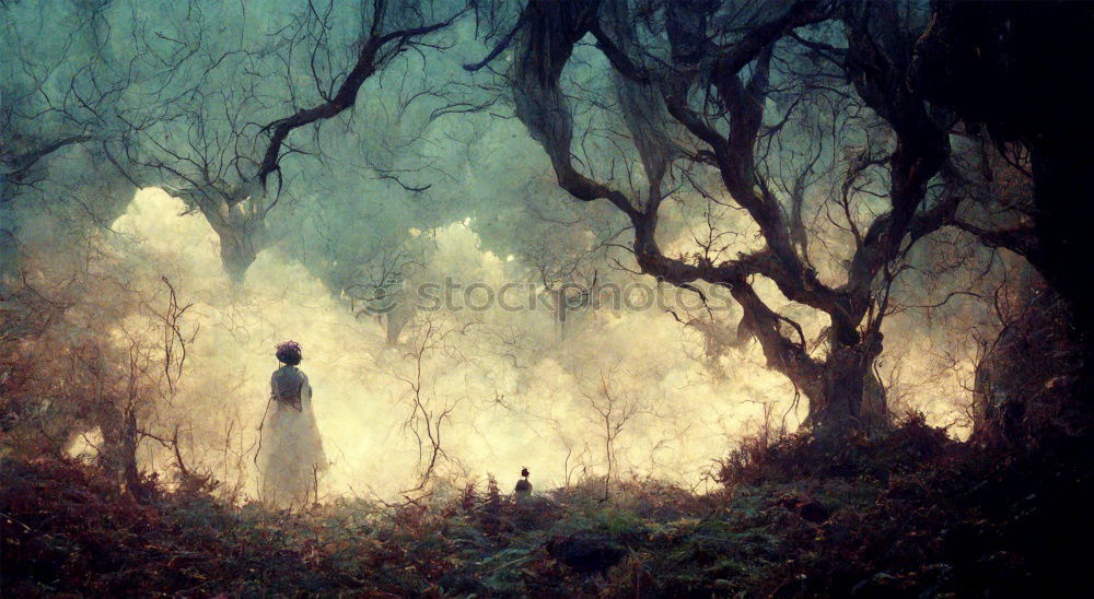 Foto Bild Waldgeist Herbst Hexe