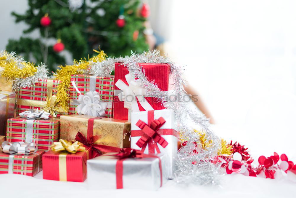 Similar – Young man holding a christmas gift