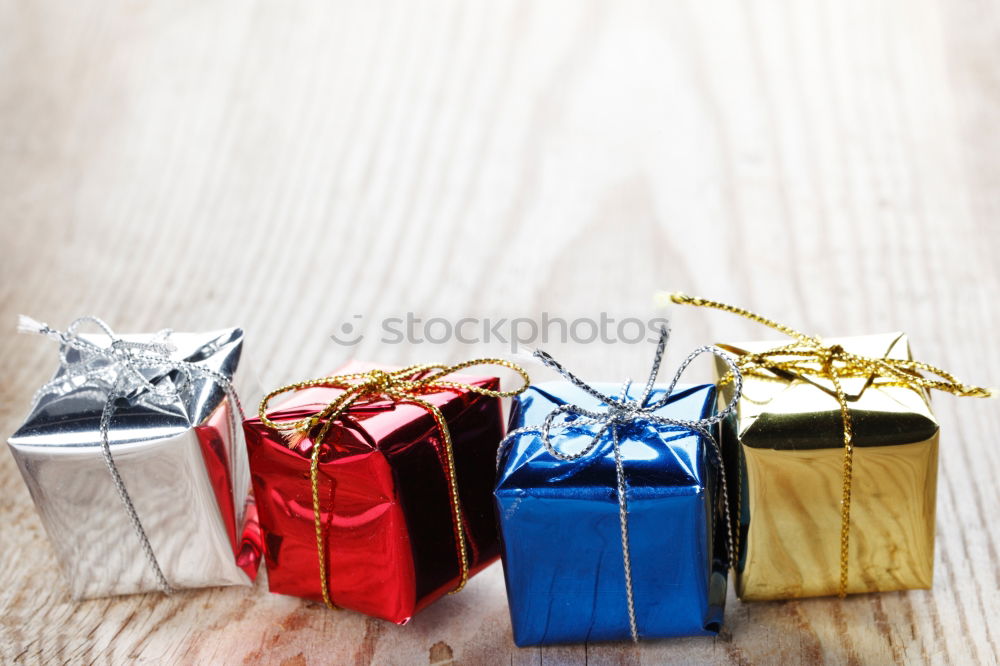 Similar – Image, Stock Photo Opened envelope and bag full of gifts