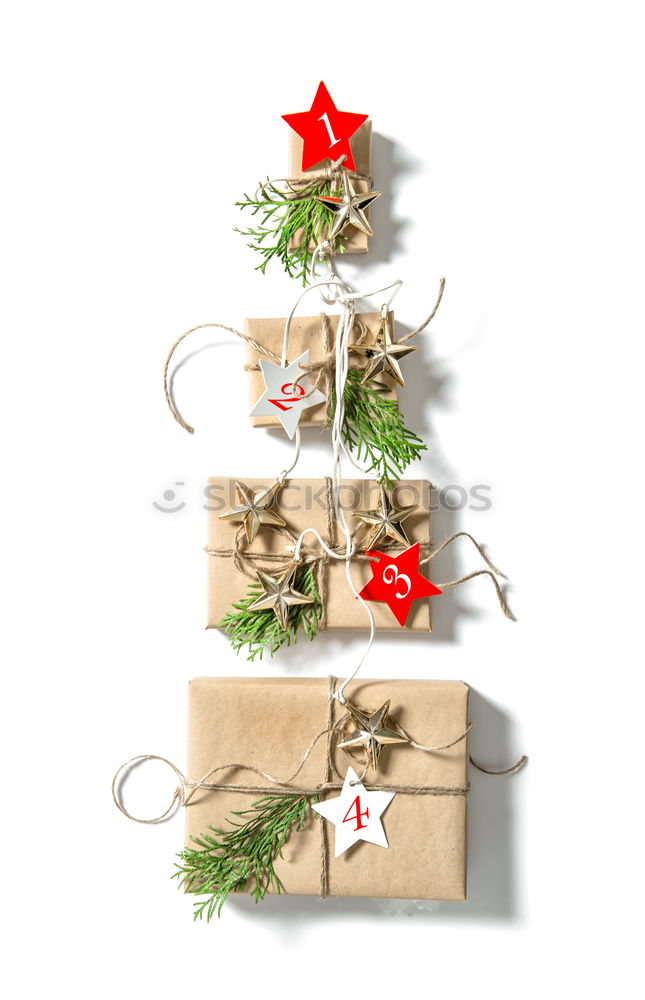 Similar – Christmas presents creative layout.