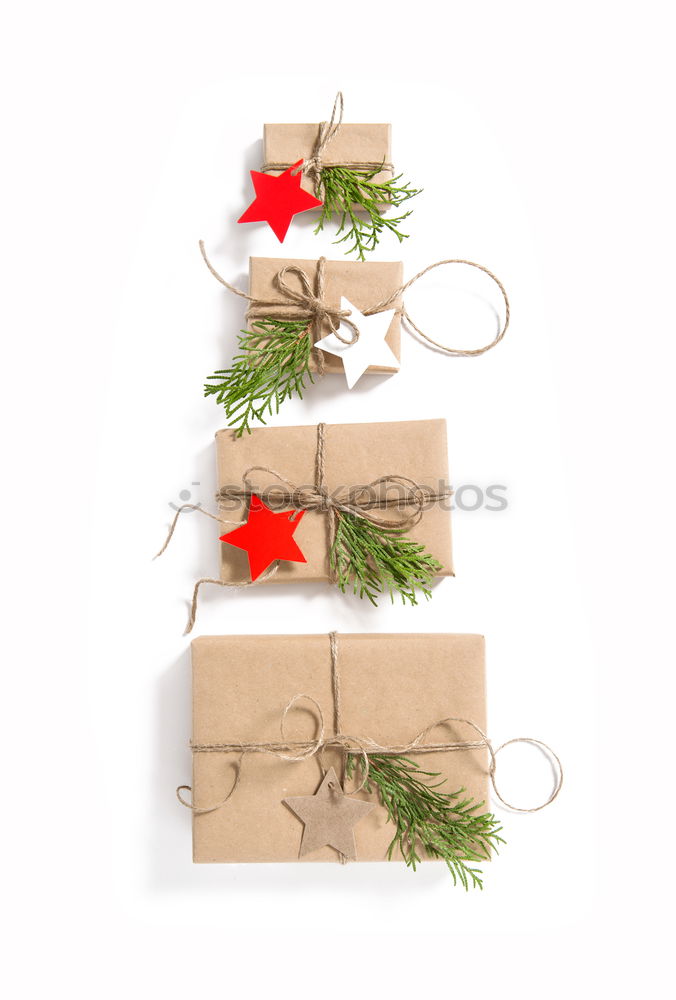 Similar – Christmas presents creative layout.