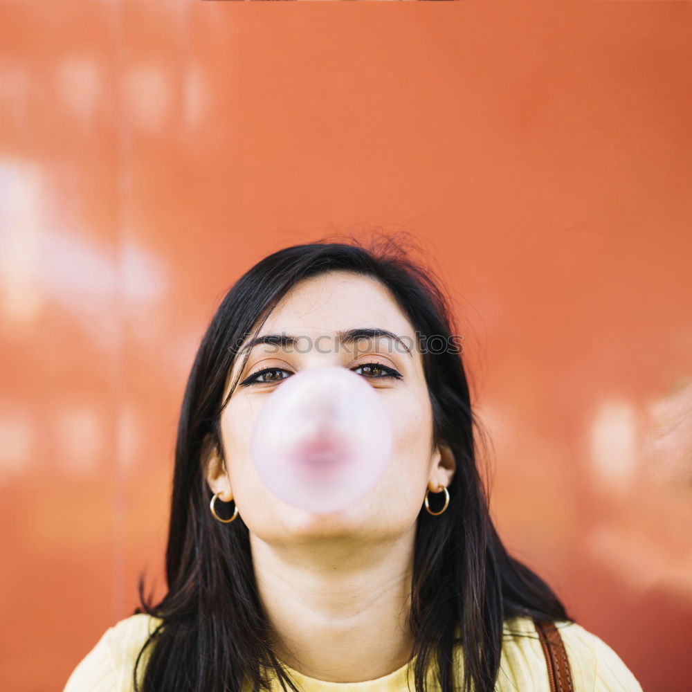 Similar – Image, Stock Photo bubbly Woman