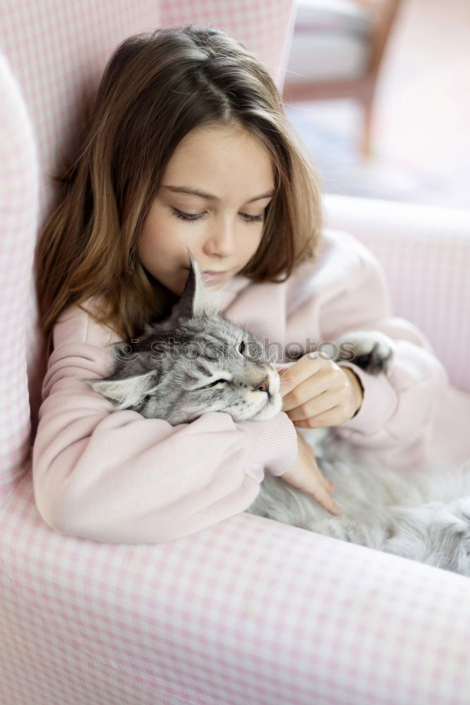 Similar – Image, Stock Photo look Feminine Young woman