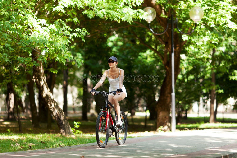 Similar – Image, Stock Photo TWO-WHEELER Human being