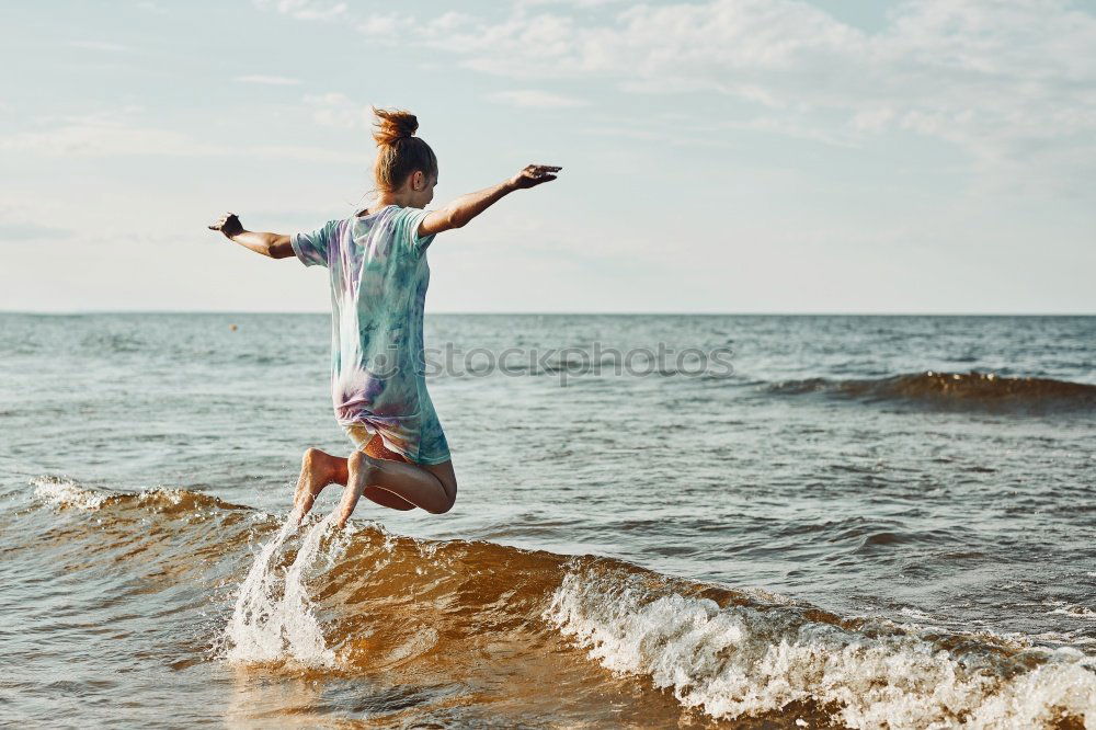 Similar – Image, Stock Photo Help, my hat. Lifestyle