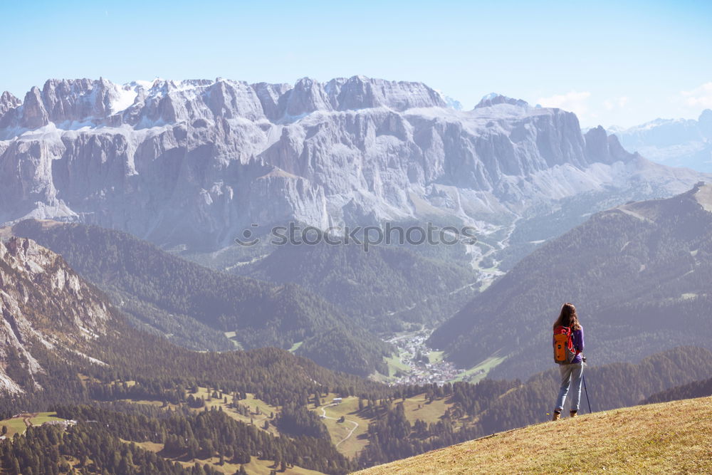 Similar – Young man on long-distance hike