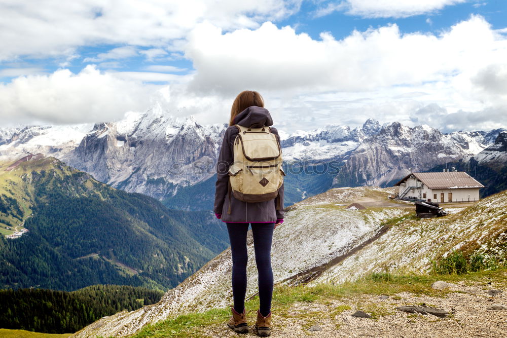 Similar – Image, Stock Photo Dolomites High plain