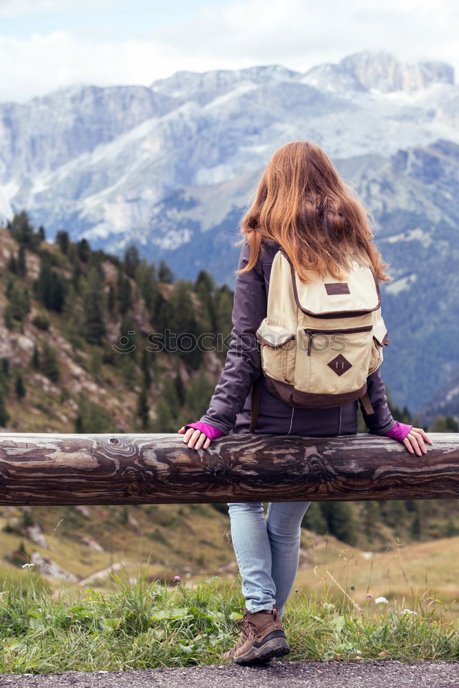 Similar – Image, Stock Photo Hiking (06) Feminine