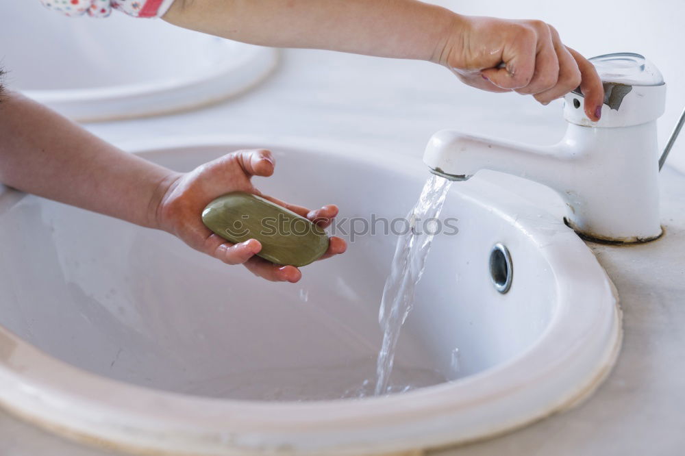 Similar – Image, Stock Photo pot of water Masculine Arm