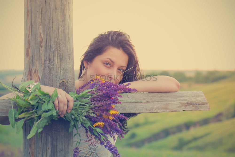 Similar – Image, Stock Photo Sunflower2 Human being