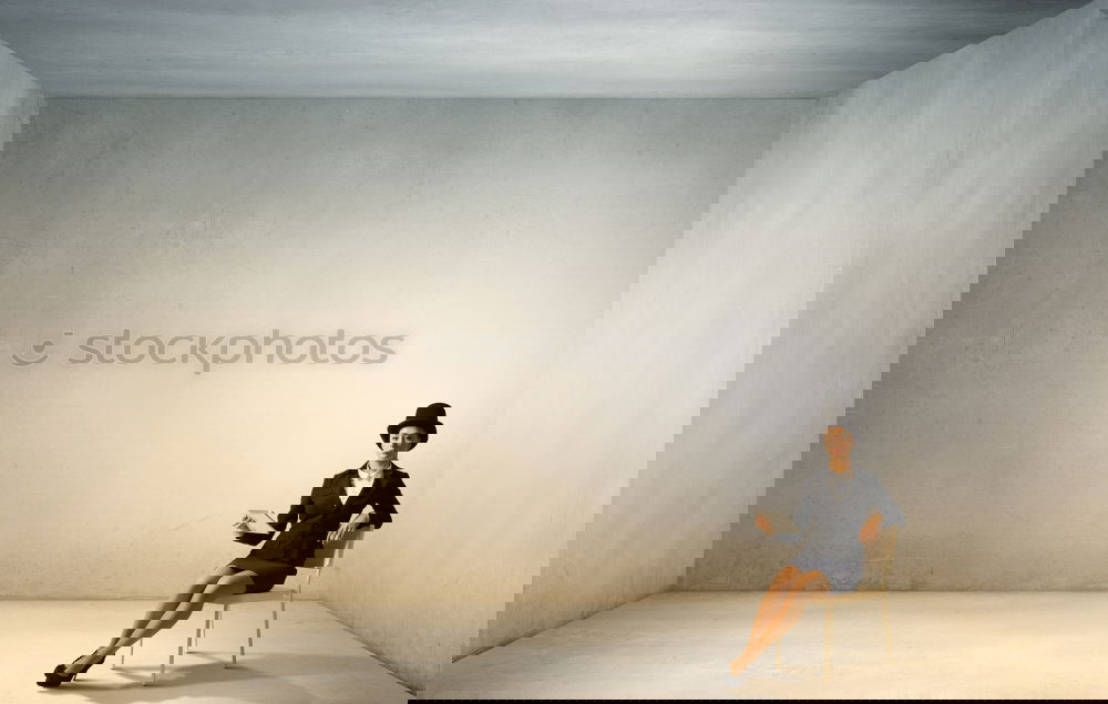 Similar – Foto Bild neugierig Handwerker