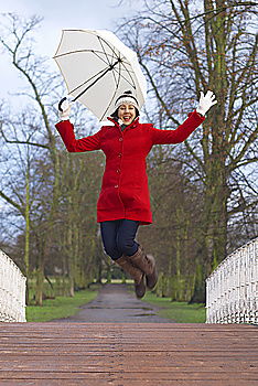 Similar – Image, Stock Photo Pedestrian in autumn