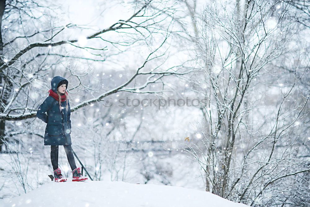 Similar – Mother and her daughter are spending time in winter