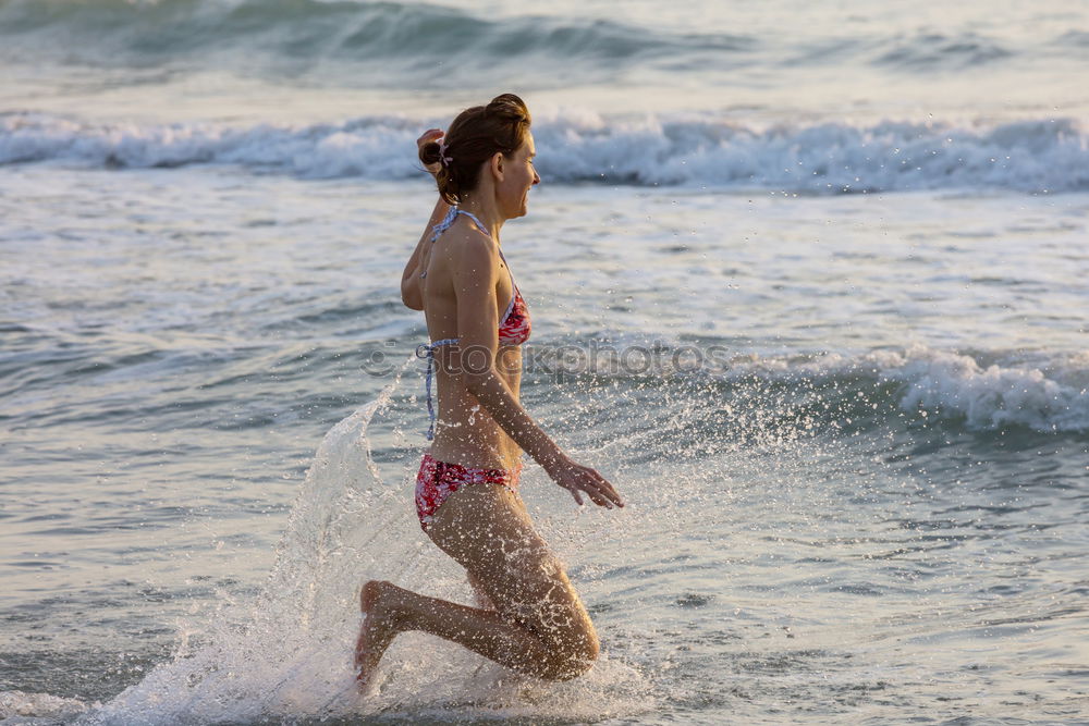 Girl at the Beach Ocean