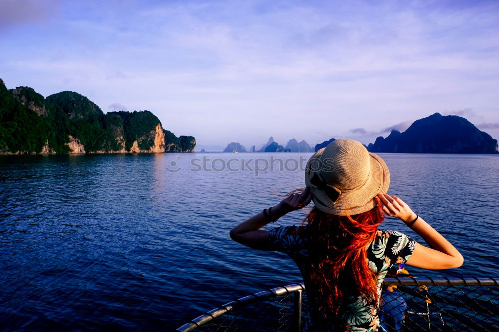Similar – Image, Stock Photo A sun hat is an advantage