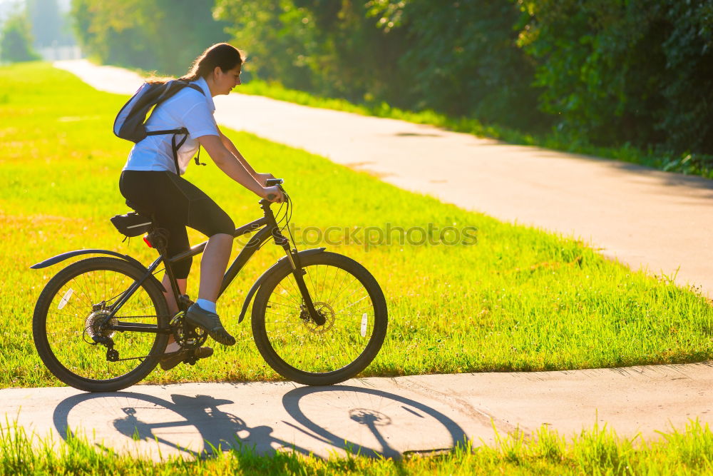 Similar – Image, Stock Photo Bicycle romance Healthy