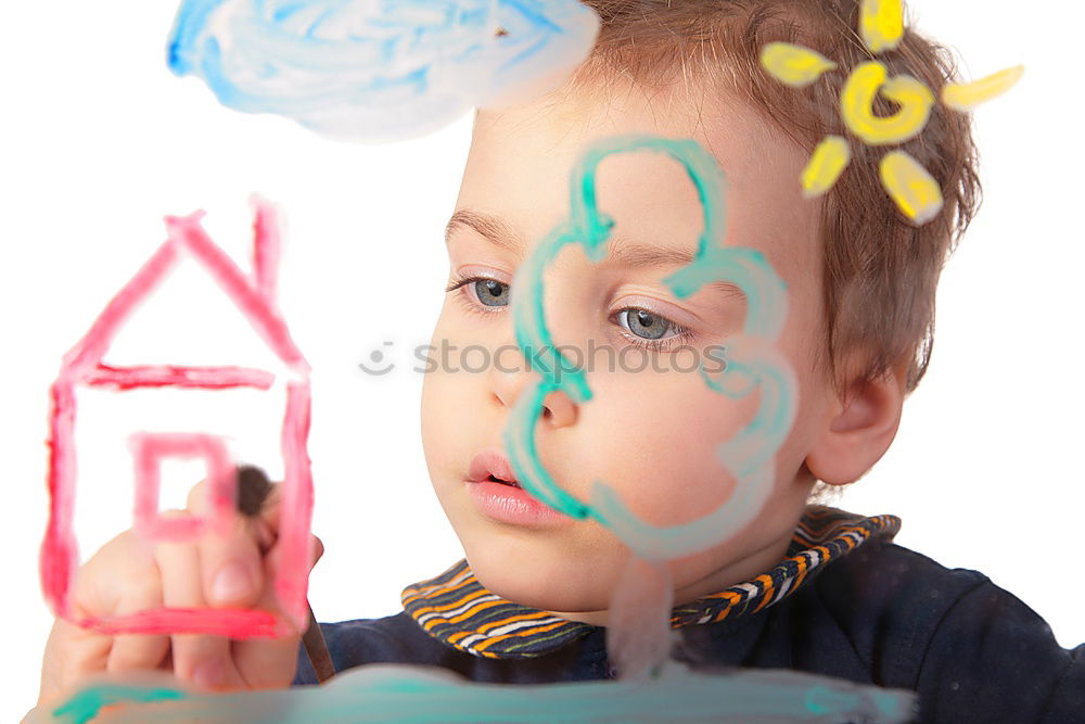 Similar – Boy holding figure on chess board