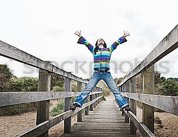 Similar – An elderly man falls from a ladder while gardening