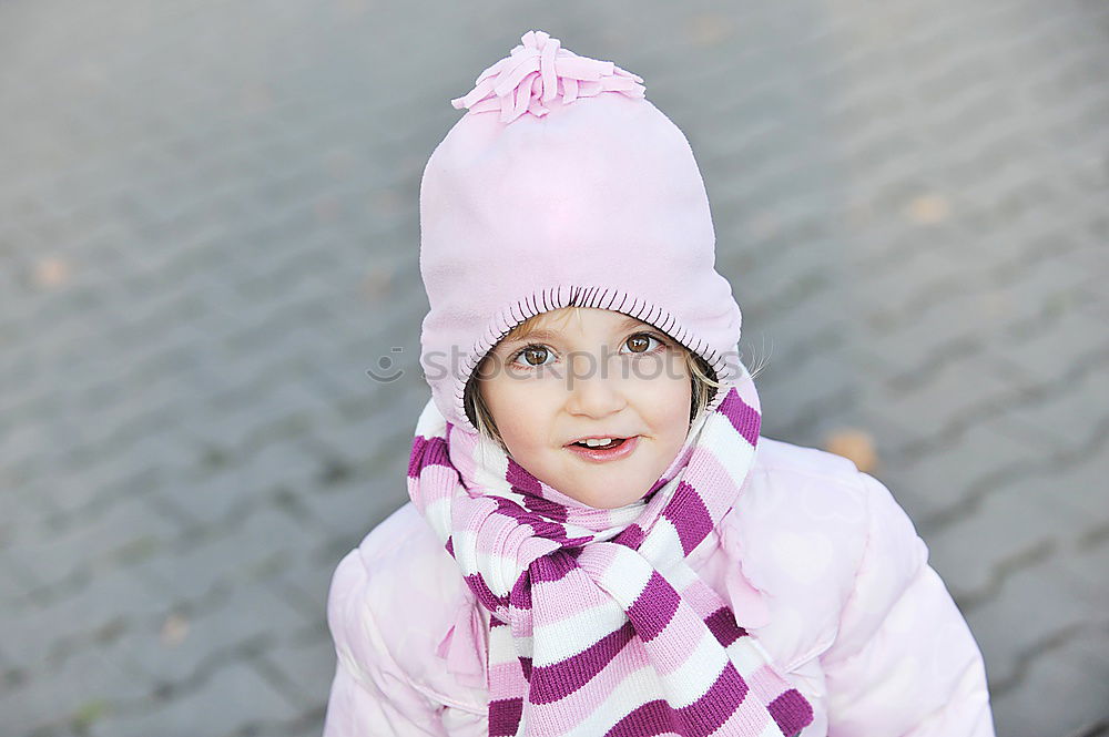 Similar – Boy with cap, outside, autumn