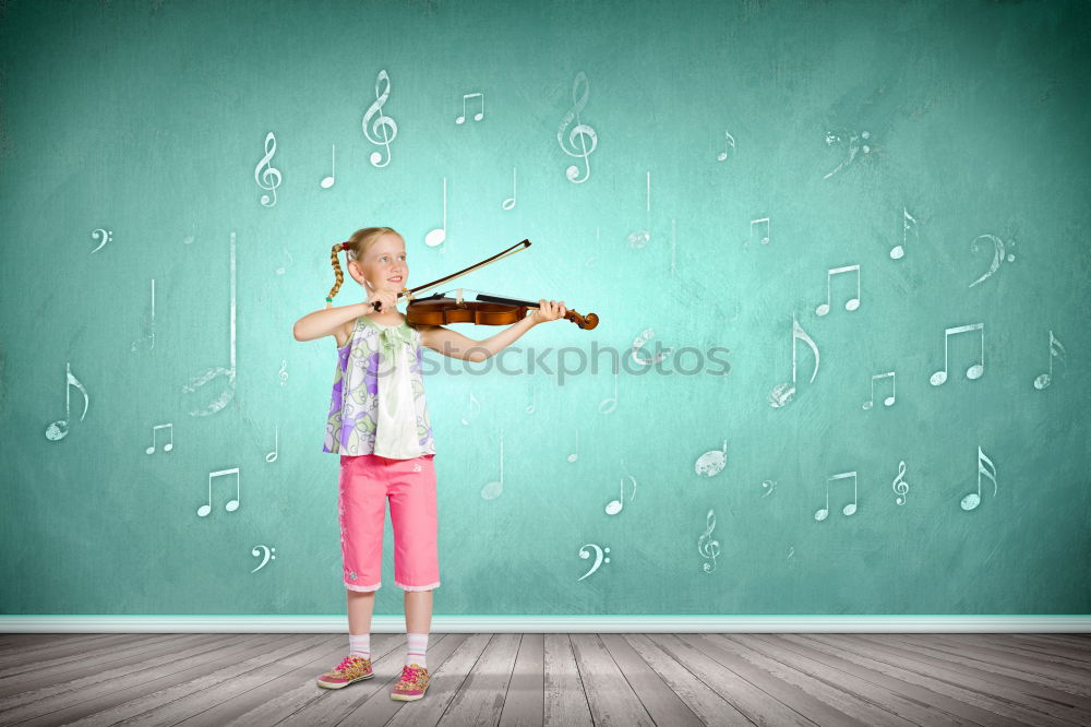 Similar – Image, Stock Photo Girl throwing backpack in classroom