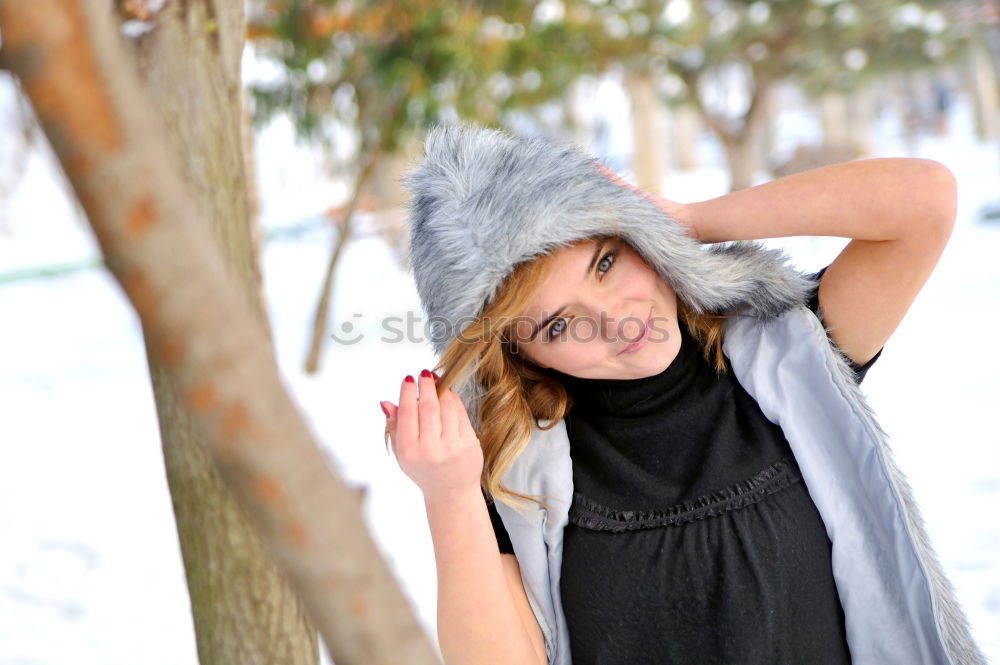 Similar – Image, Stock Photo winter Feminine