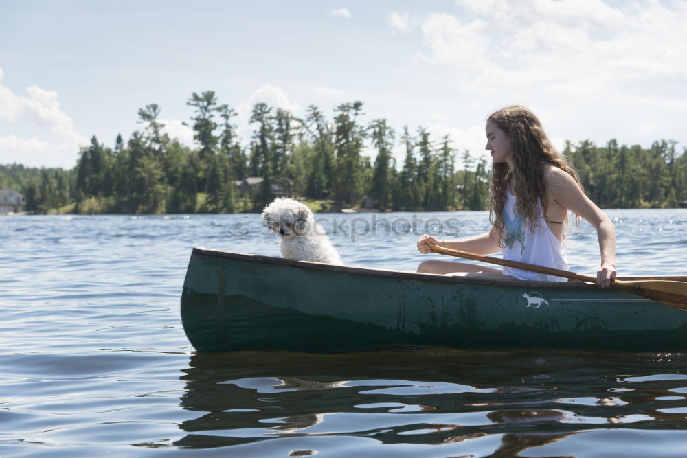 Similar – Image, Stock Photo Boy on plastic swimming aid in the lake