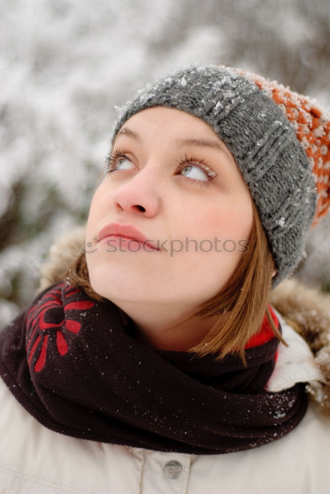 Similar – Wintermädchen feminin