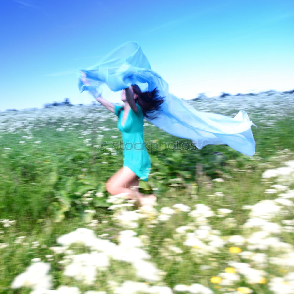 Similar – Image, Stock Photo Wind Child II Summer