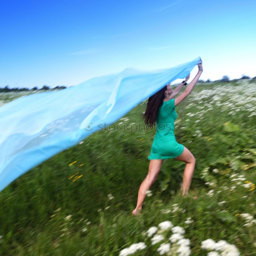 Similar – Image, Stock Photo Wind Child II Summer