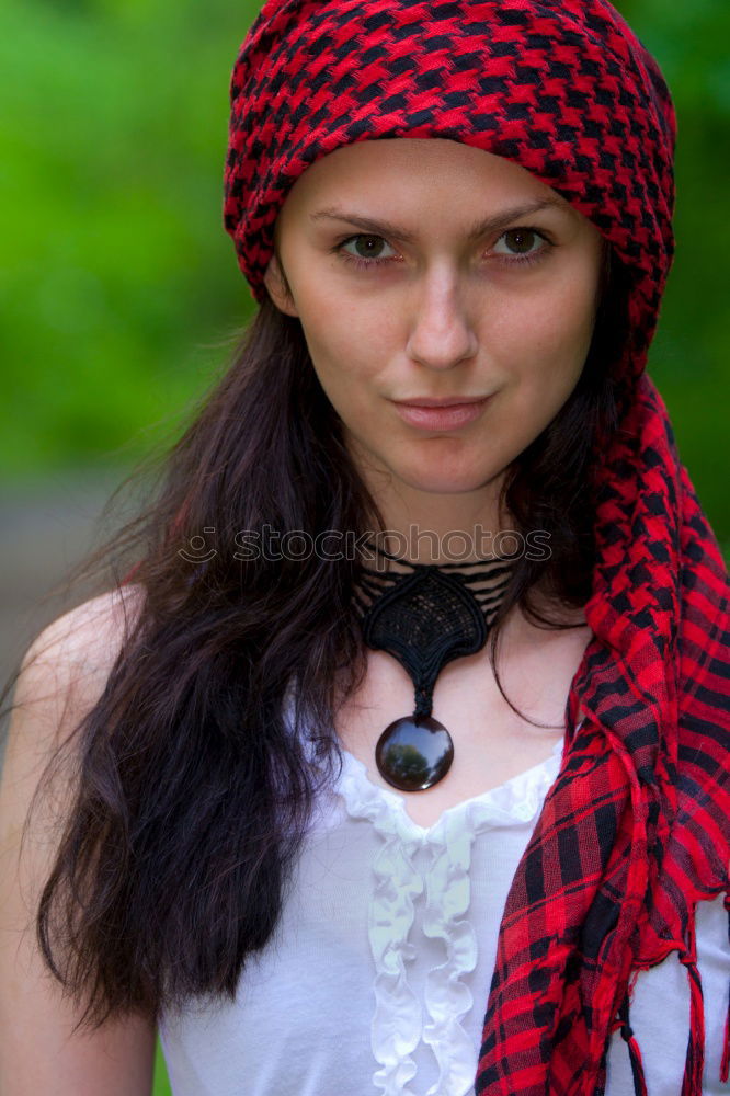 Similar – Image, Stock Photo Woman with braided hair