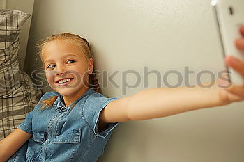 Similar – Image, Stock Photo mother brushing toddler daughter’s hair