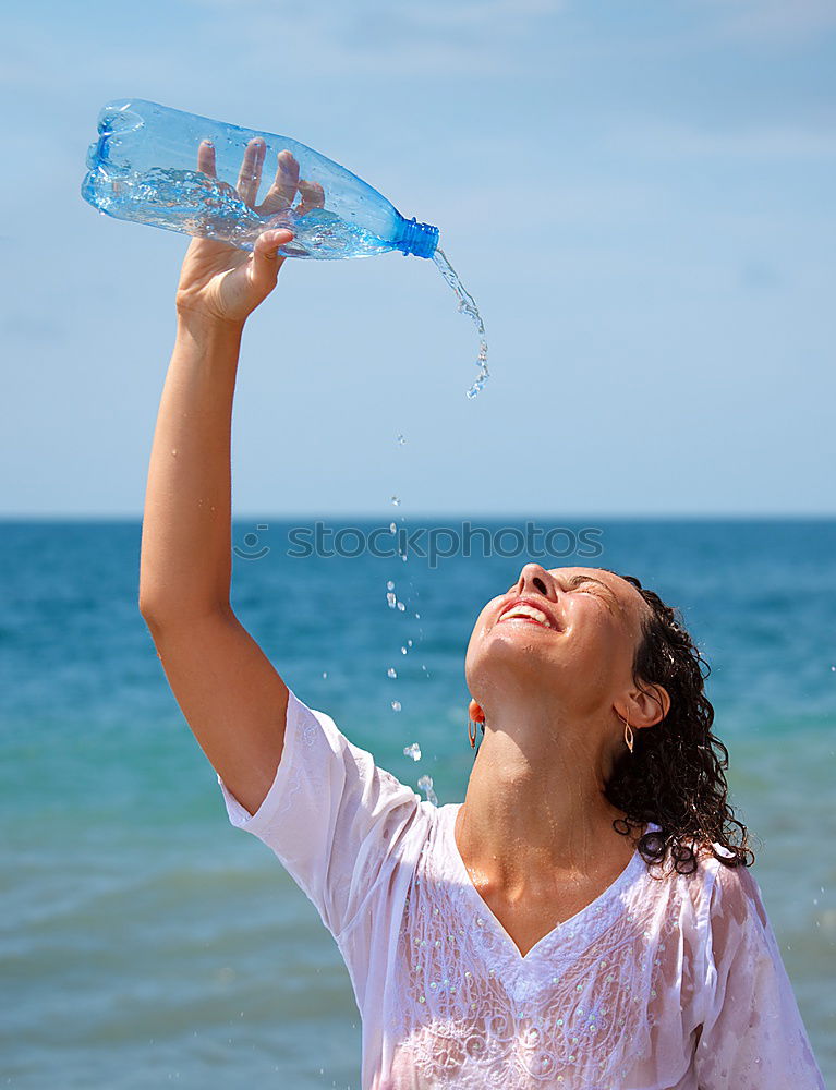 Image, Stock Photo Save Water drink champagne