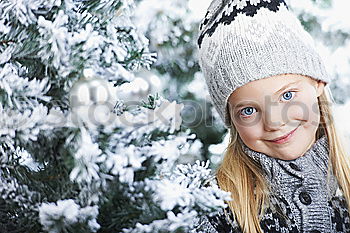 Similar – Image, Stock Photo christmas portrait of happy child girl holding burning sparkler