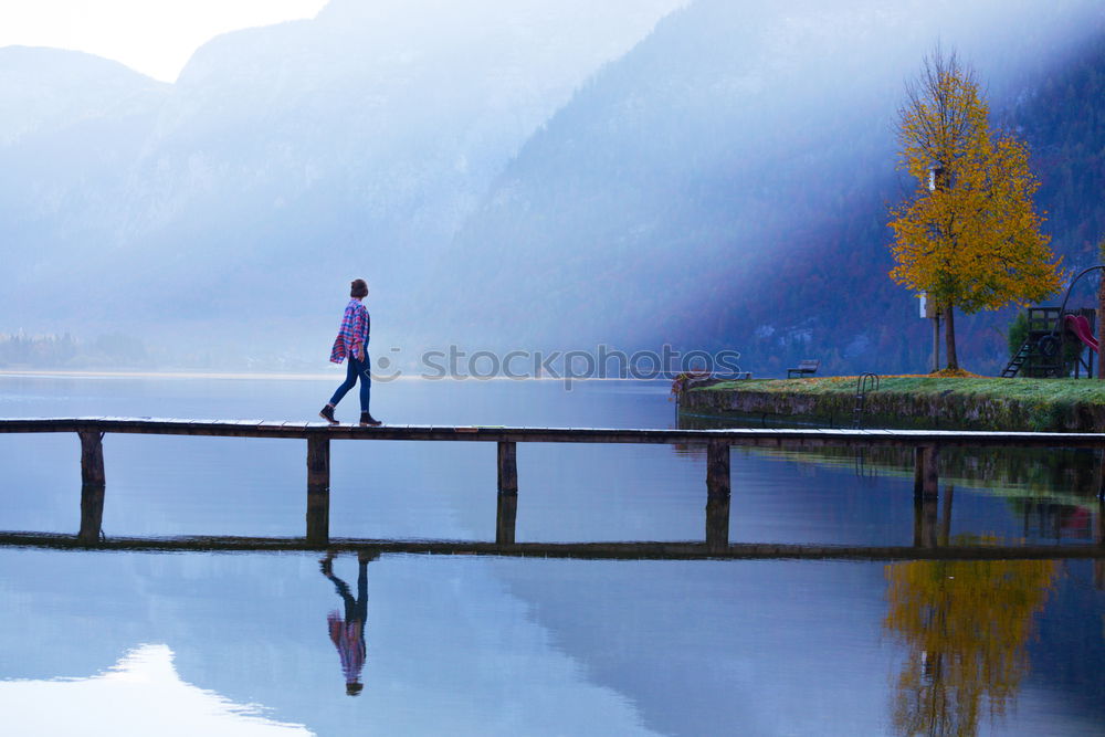 Similar – Lake Dobbiaco Colour photo