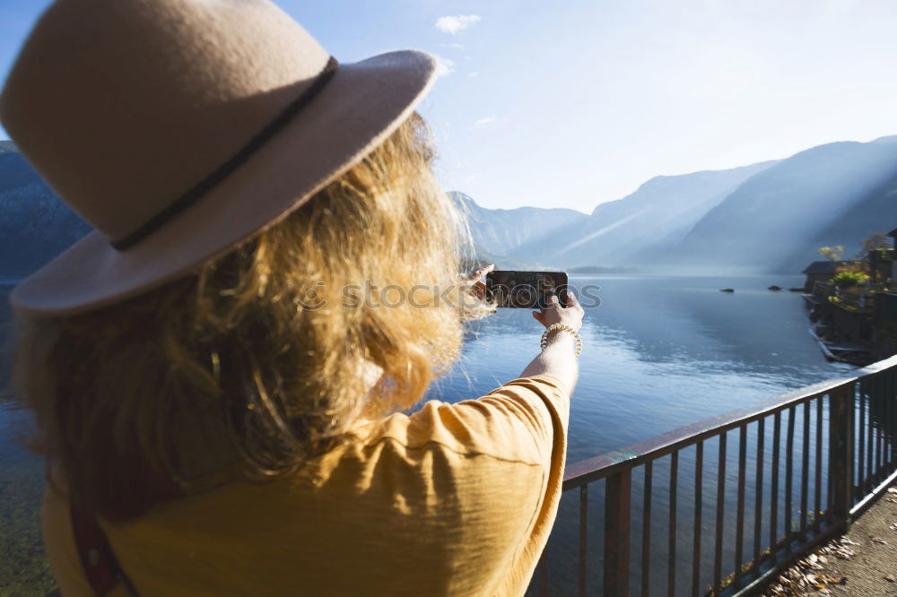 Similar – Image, Stock Photo View into the valley