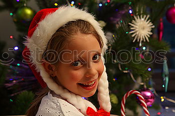 Similar – happy child with a christmas gift