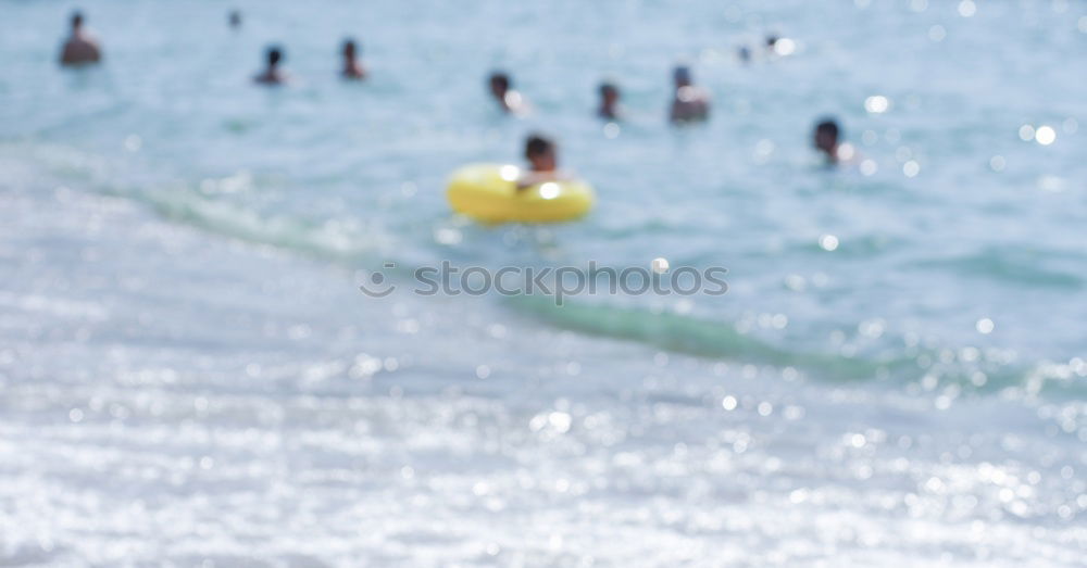 Similar – Image, Stock Photo surfers paddling out