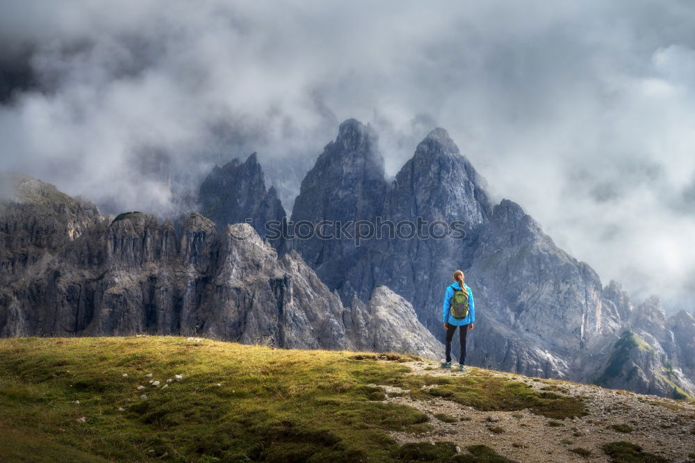 Similar – Image, Stock Photo Dolomites High plain