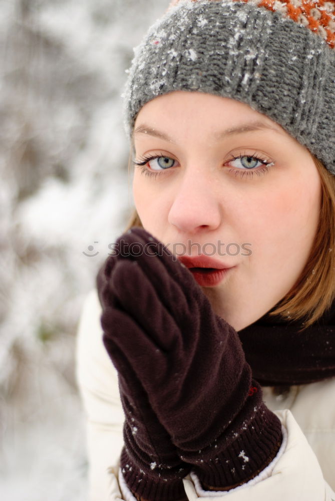 Similar – Image, Stock Photo what joy… laugh blonde colorful