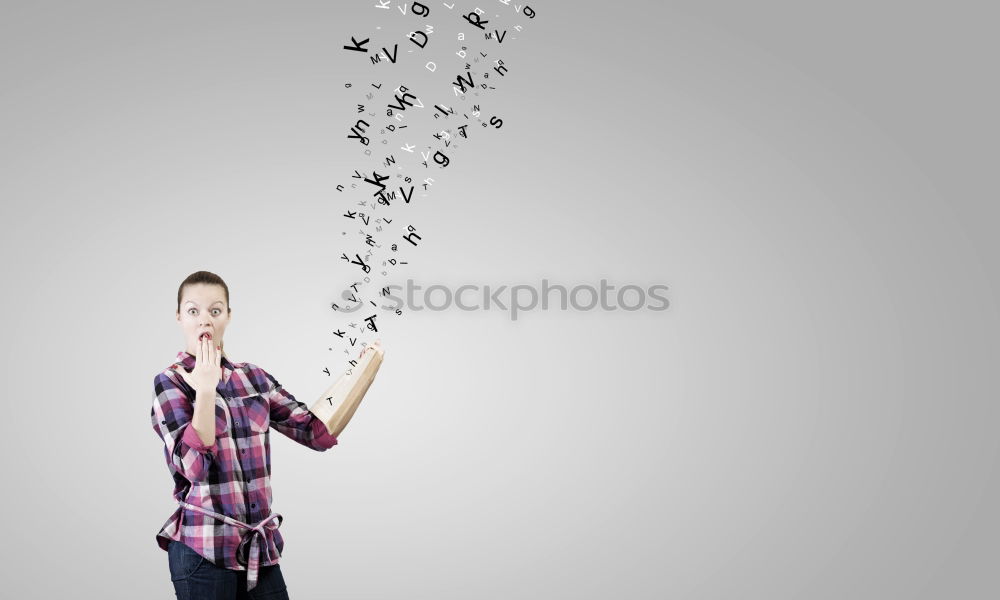 Similar – Man in rain of leaves